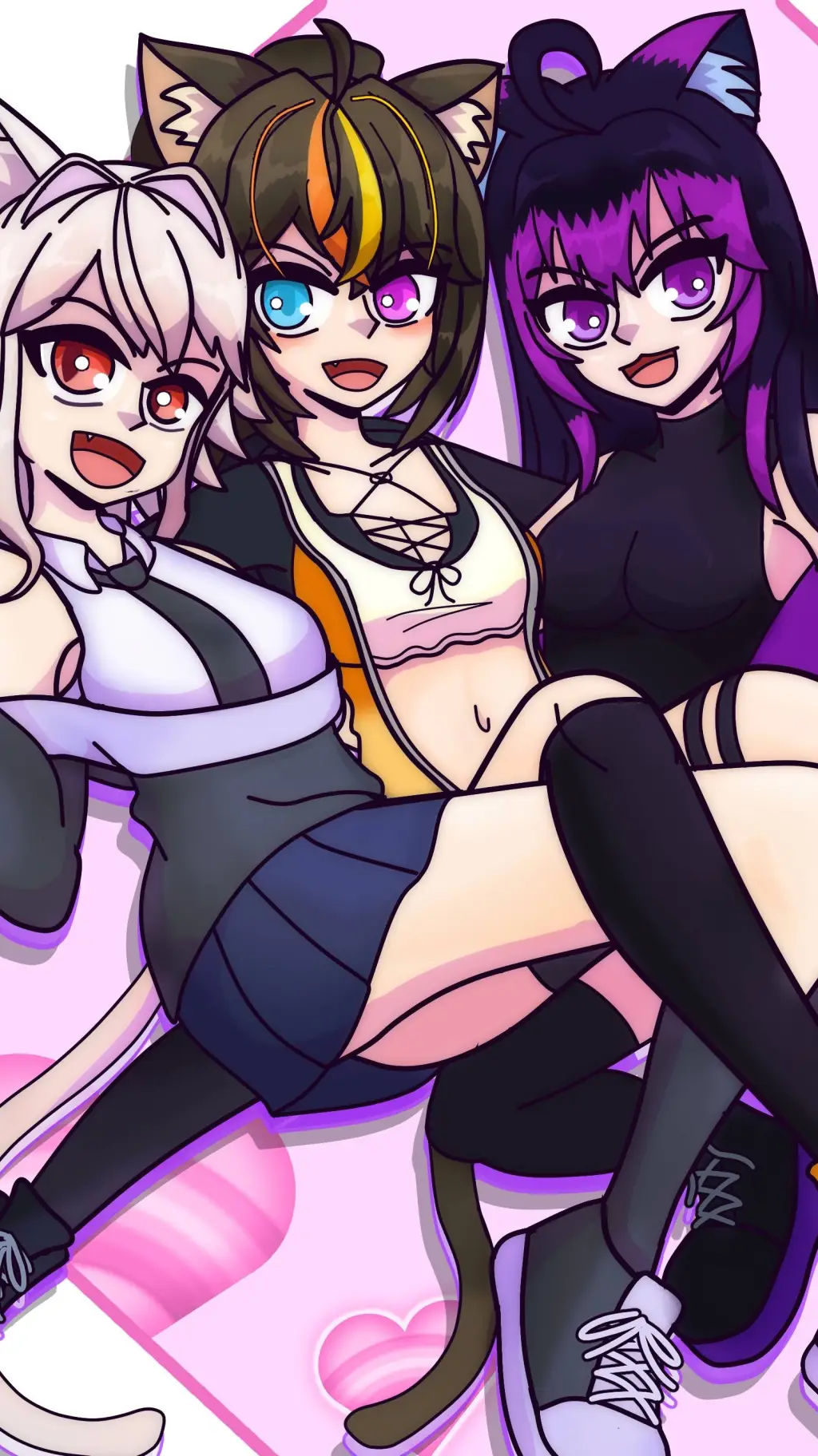 ai character: tres chicas loves background