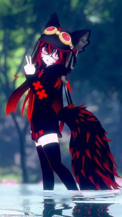 ai character: Fires (Angelita) background