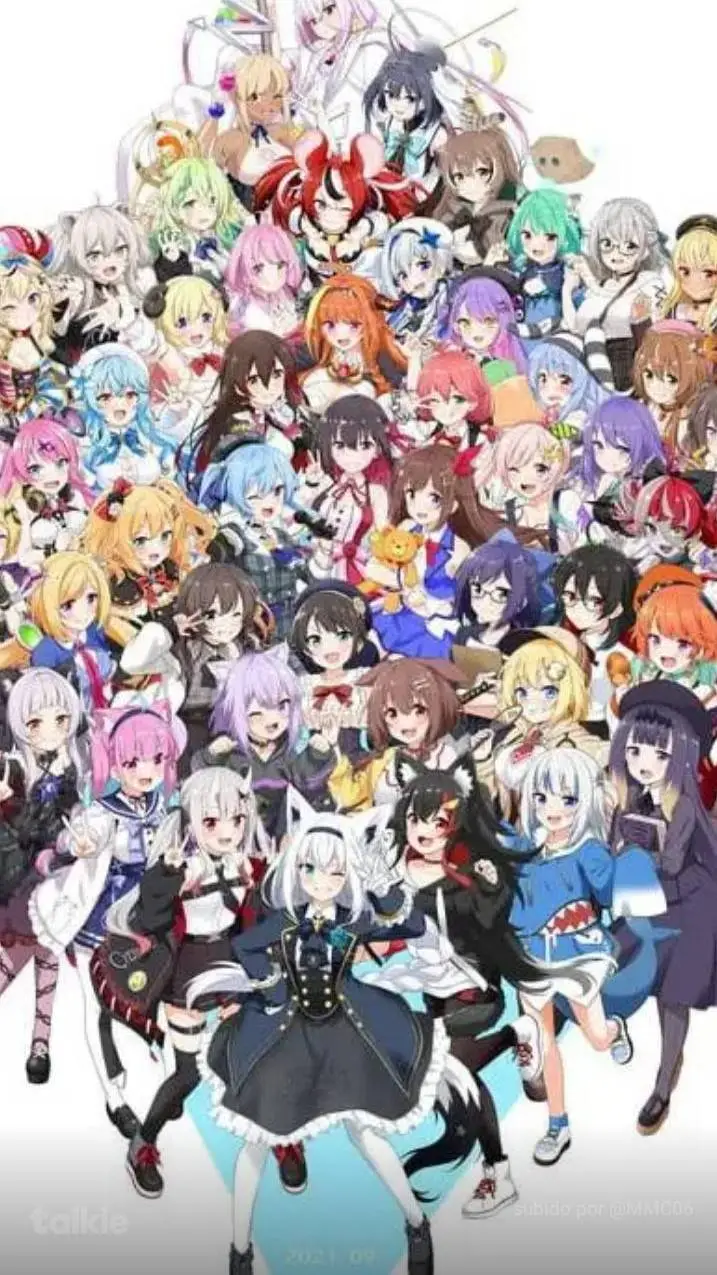 ai character: hololive background