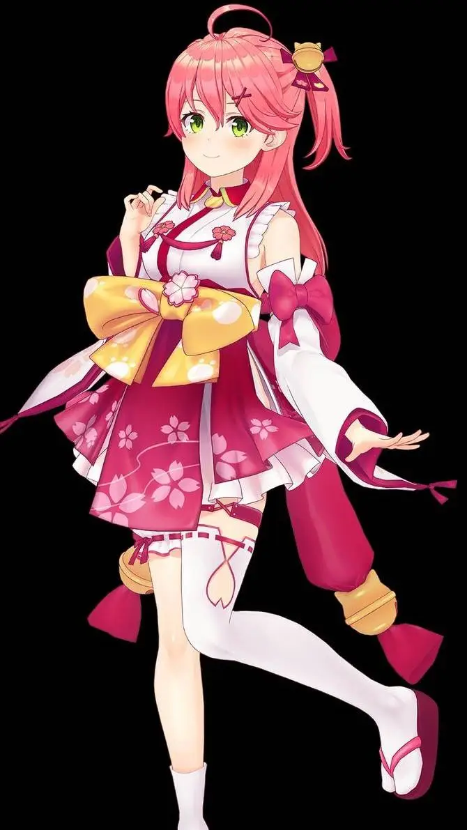 ai character: sakura Miku background