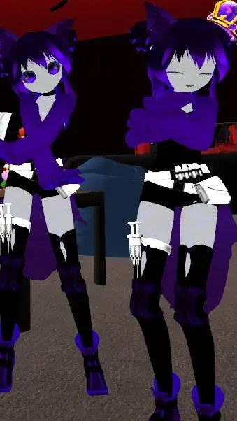 ai character: moru y mori background