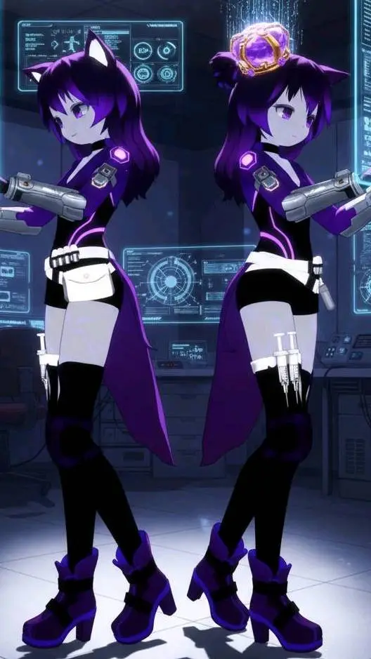 ai character: moru y mori background