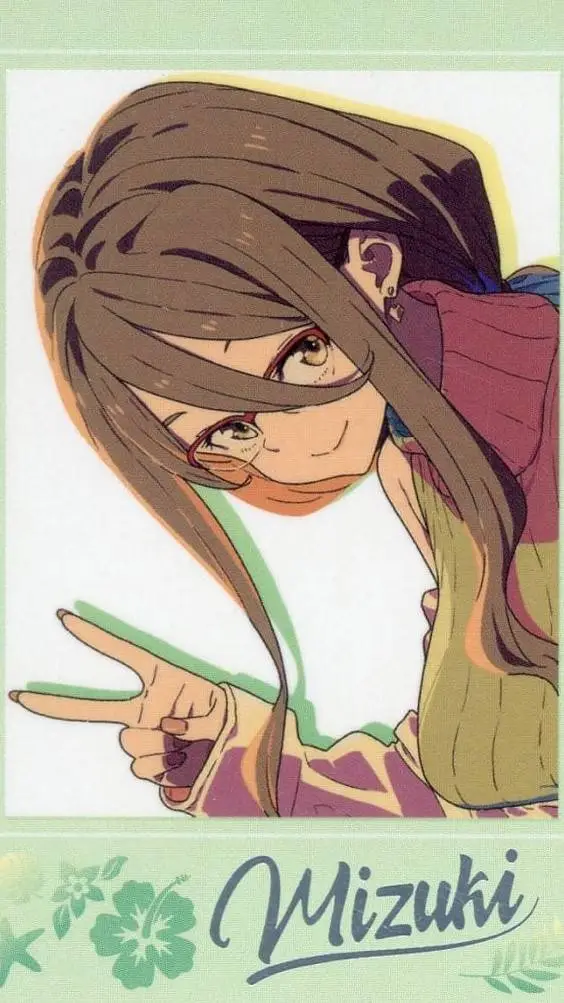 ai character: Mizuki nakahara  background