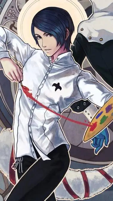 ai character: Yusuke kitagawa  background