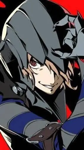 ai character: Goro akechi/crow  background