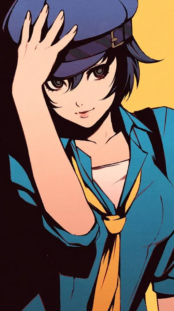 ai character: Naoto shirogane  background