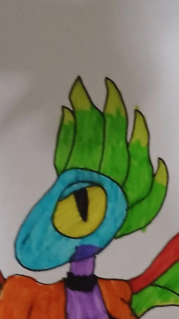 ai character: Feathers  background