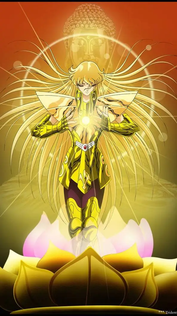 ai character: Shaka de virgo  background