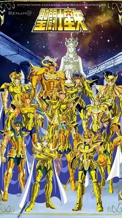 ai character: Caballeros dorados background