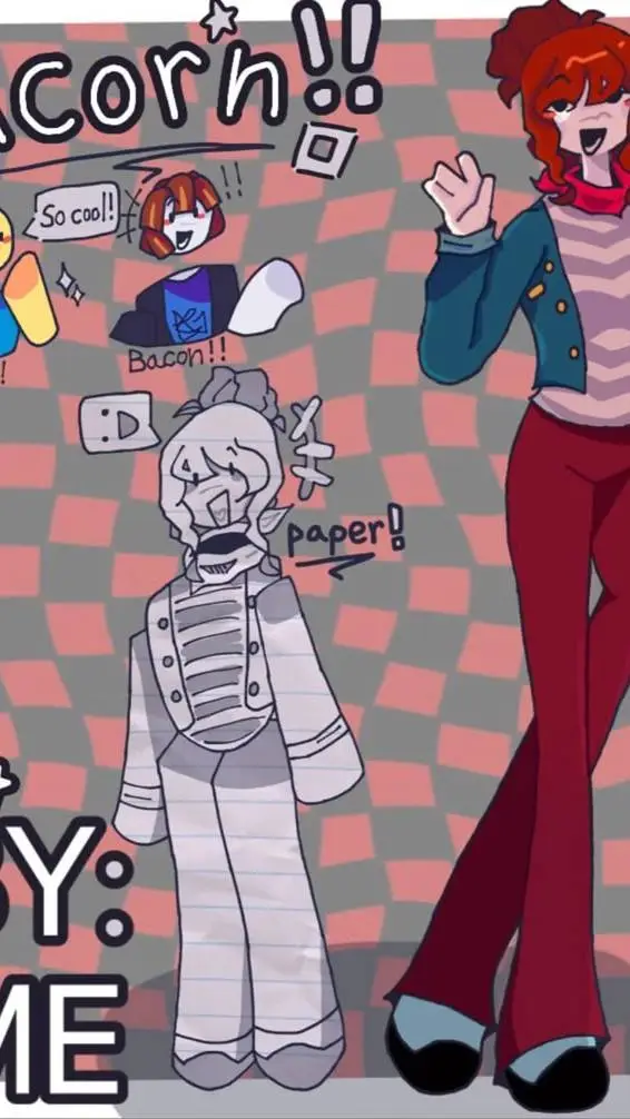 ai character: Roblox acorn background