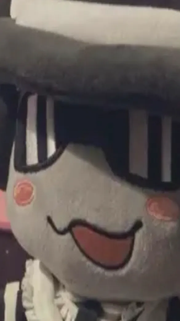 ai character: Chance plush background