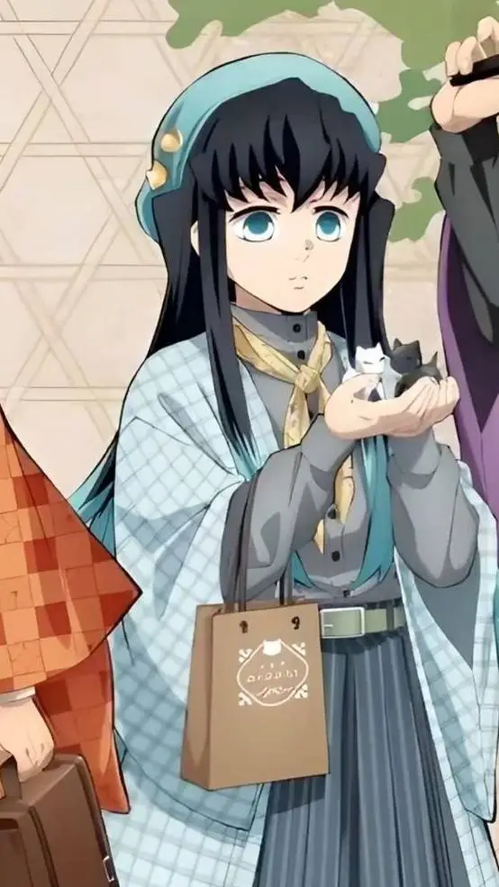 ai character: tokito muichiro  background