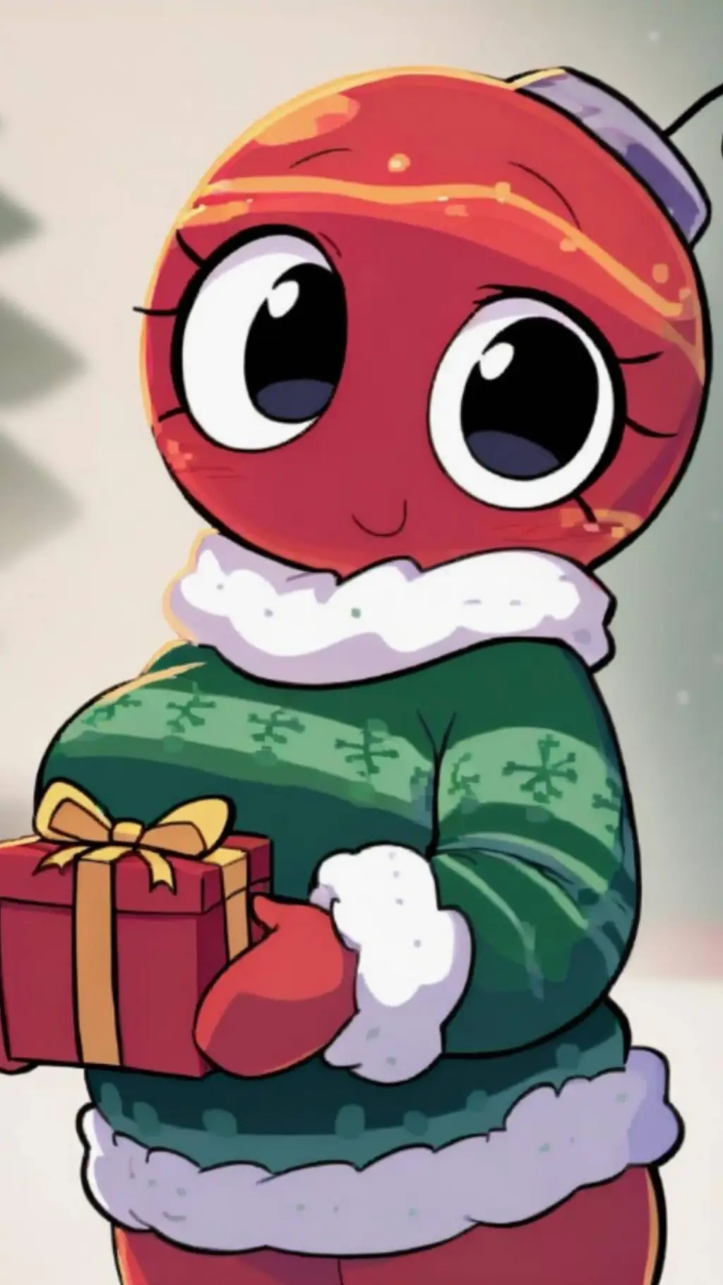 ai character: Bobette 🎄 background