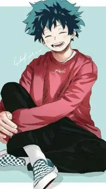 ai character: Izuku midoriya background