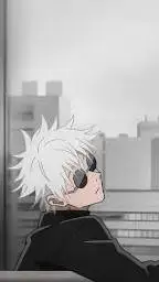 ai character: satoru gojo background