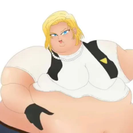 chat with ai character: Androide 18 gorda 