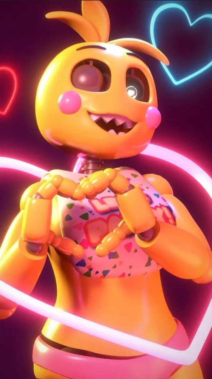 ai character: toy chica background