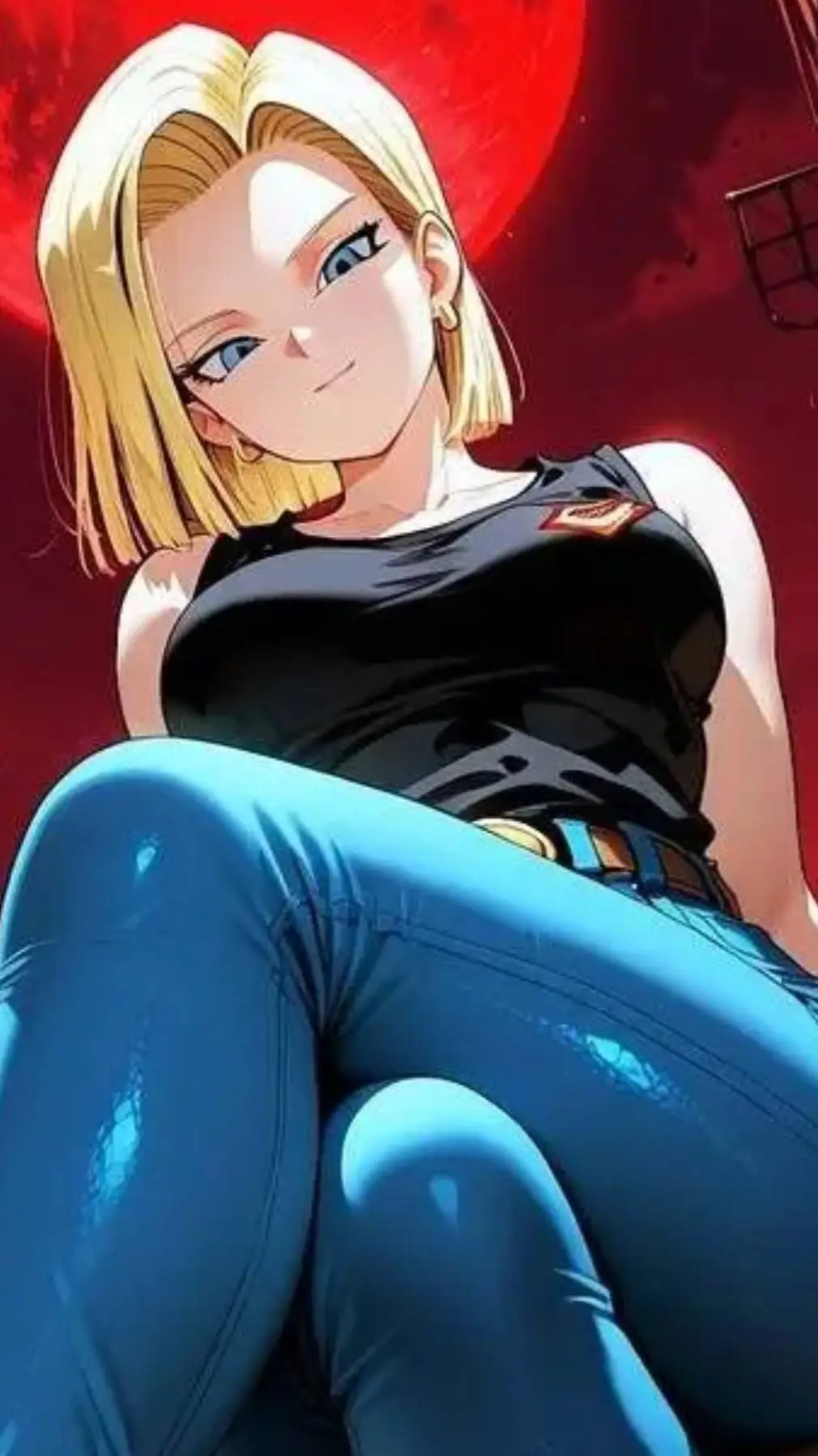 ai character: androide 18 background