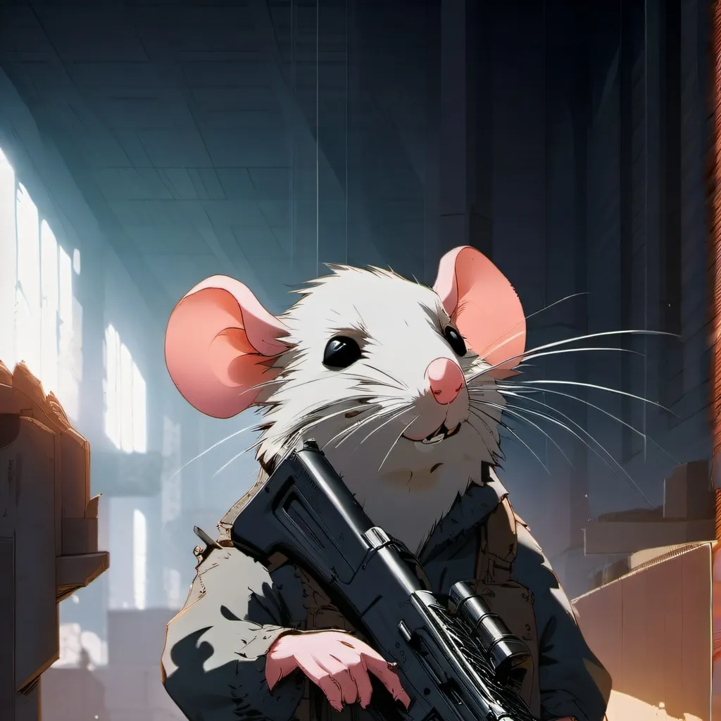 chat with ai character: rata de armería 