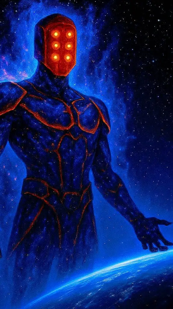 ai character: "Los Celestiales" background