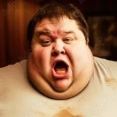 chat with ai character: Random fat guy