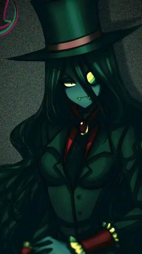 ai character: Black Hat version🚺 background