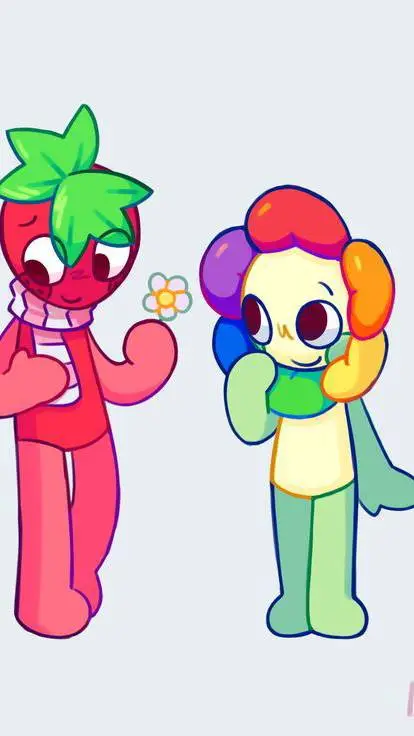 ai character: sprout x Dandy background