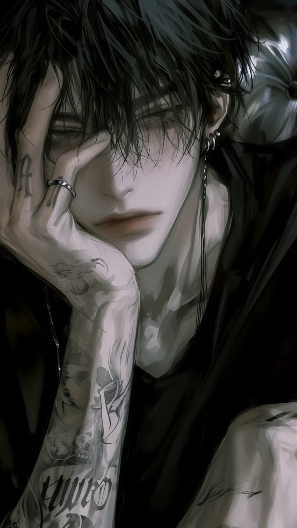 ai character: 𝓥𝓘𝓝𝓒𝓔 background