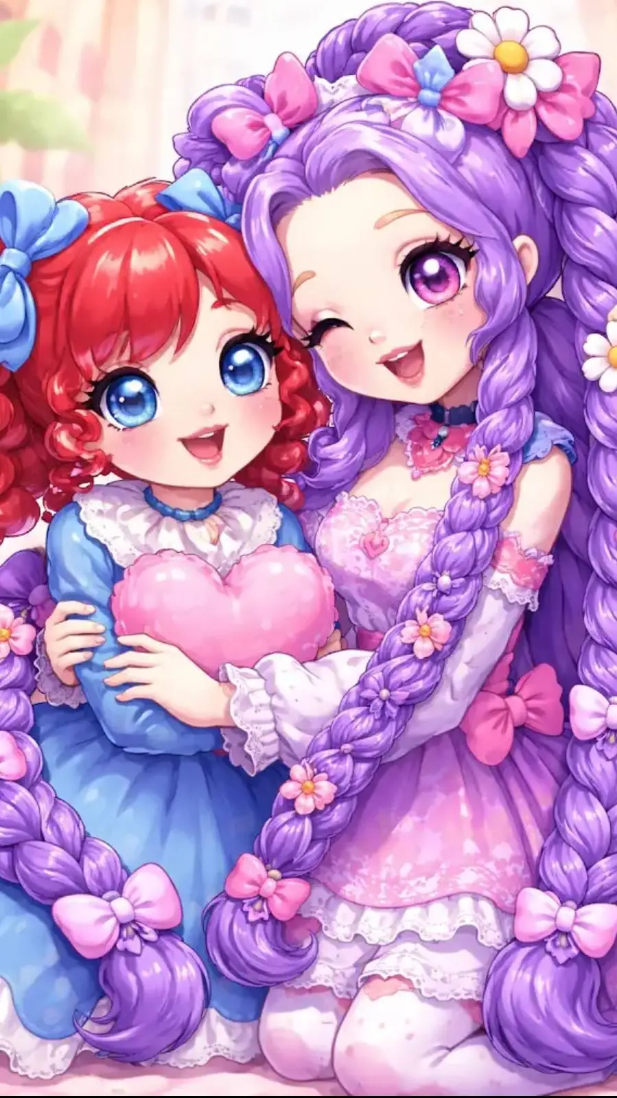 ai character: poppy Playtime  background