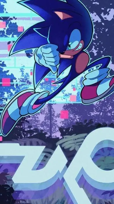 ai character: ☆Frontiers Sonic background