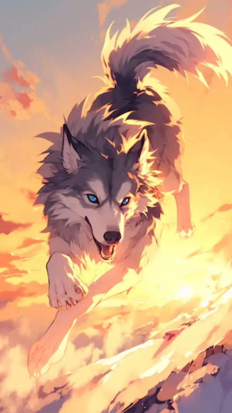 ai character: Alpha  background