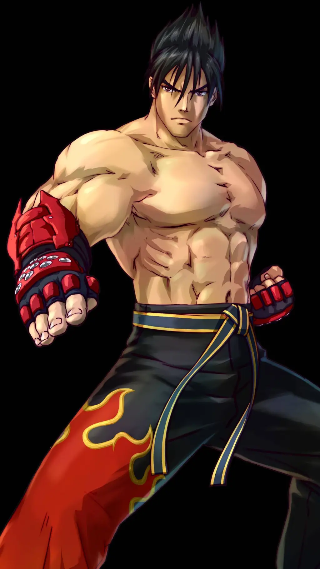 ai character: Jin Kazama background