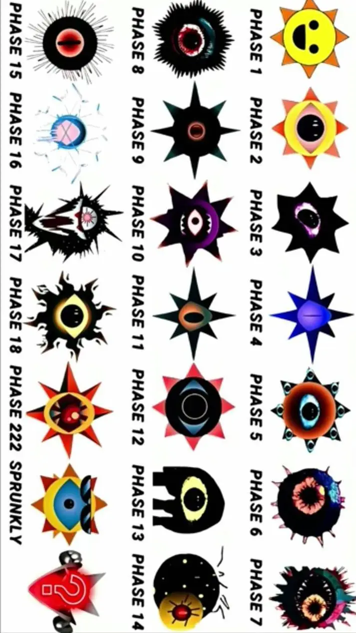 ai character: Mr sun all phases  background