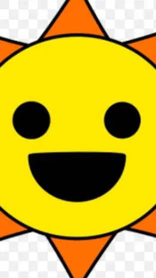 ai character: Mr sun background