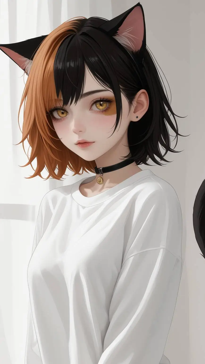 ai character: kitten  background