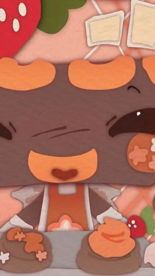 ai character: 🥳☘️: cosmo background