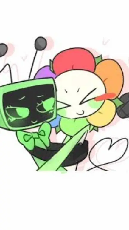 ai character: 📺Vee X Dandy🌈 background