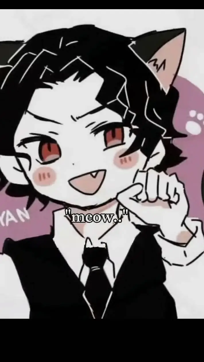 ai character: cat muzan background