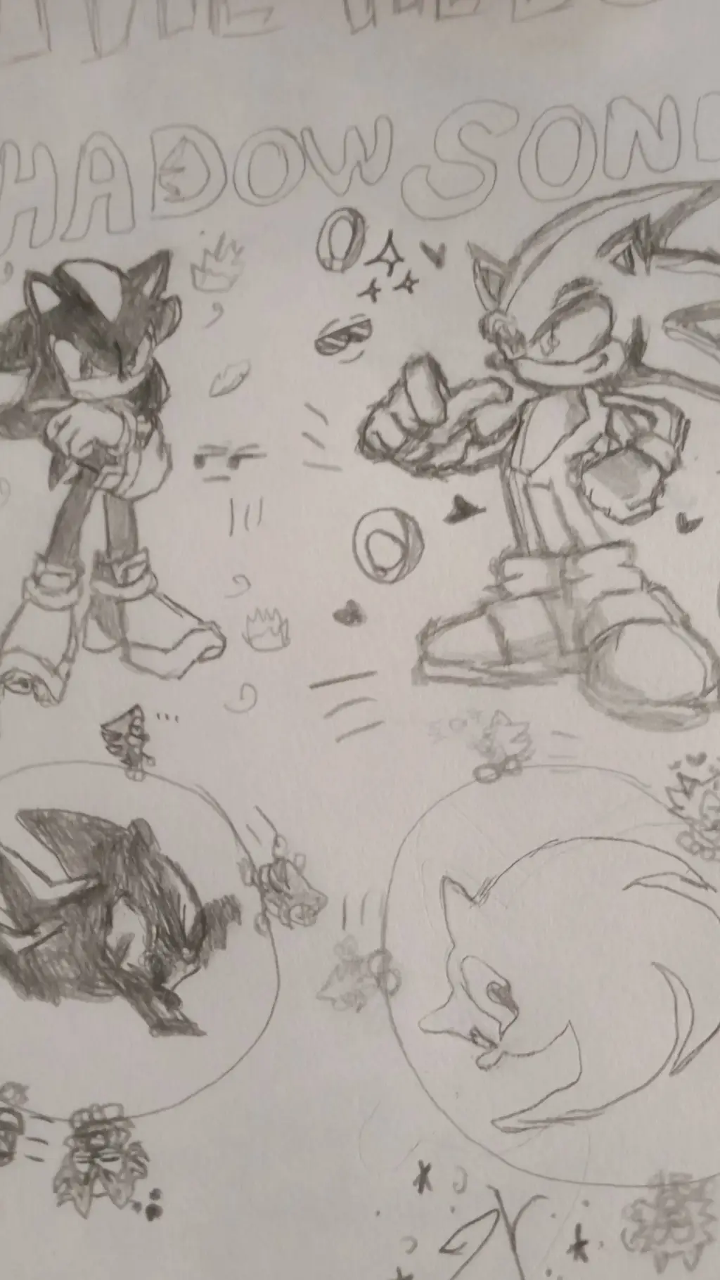 ai character: sonic and friend  background