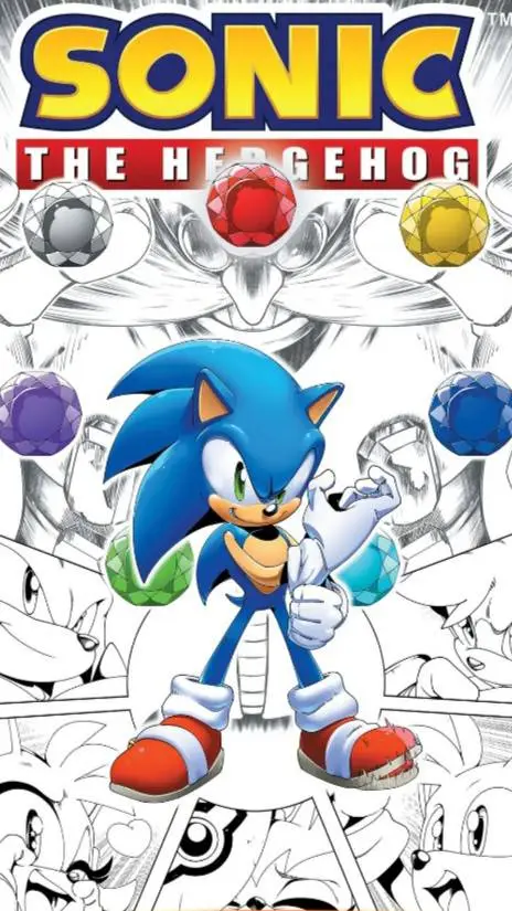 ai character: sonic and friend  background