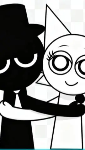 ai character: Black and Wenda background