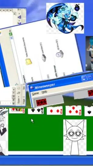 ai character: LUIBSmashWindowsXP background