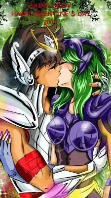 ai character: Seiya de pegaso  background
