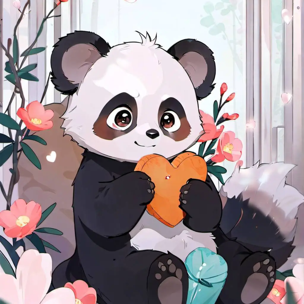 ai character: Panda Family background