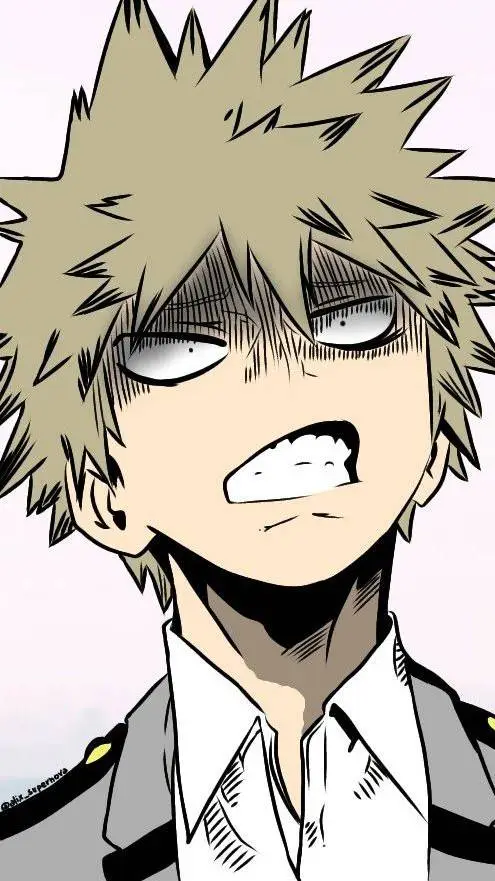 ai character: Bakugo fr background