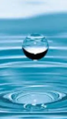 ai character: gota de agua background