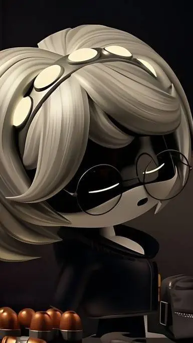 ai character: V: Murder drone background