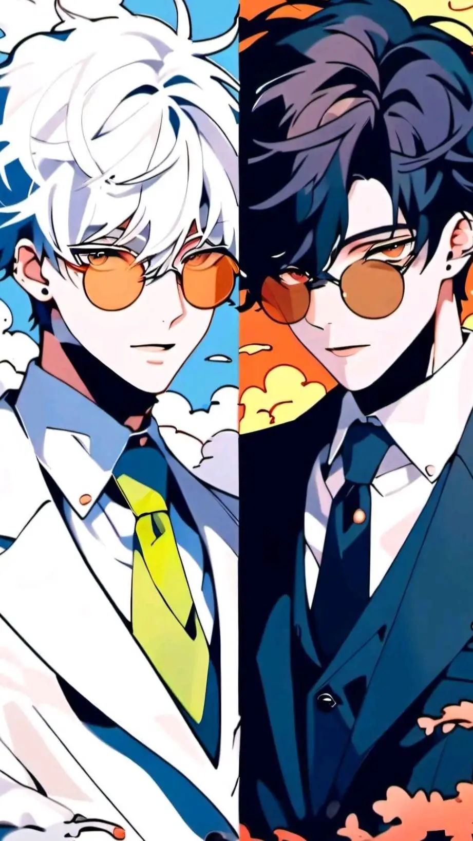ai character: Nathan e Levi background