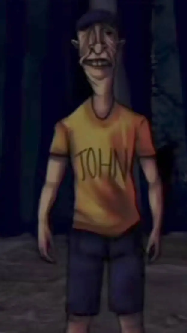 ai character: EVIL JOHN background