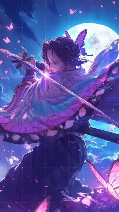 ai character: Demon slayer background